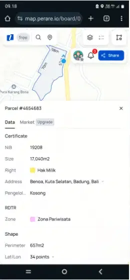Land for rent in Sawangan Nusa Dua - Image 7 of 7