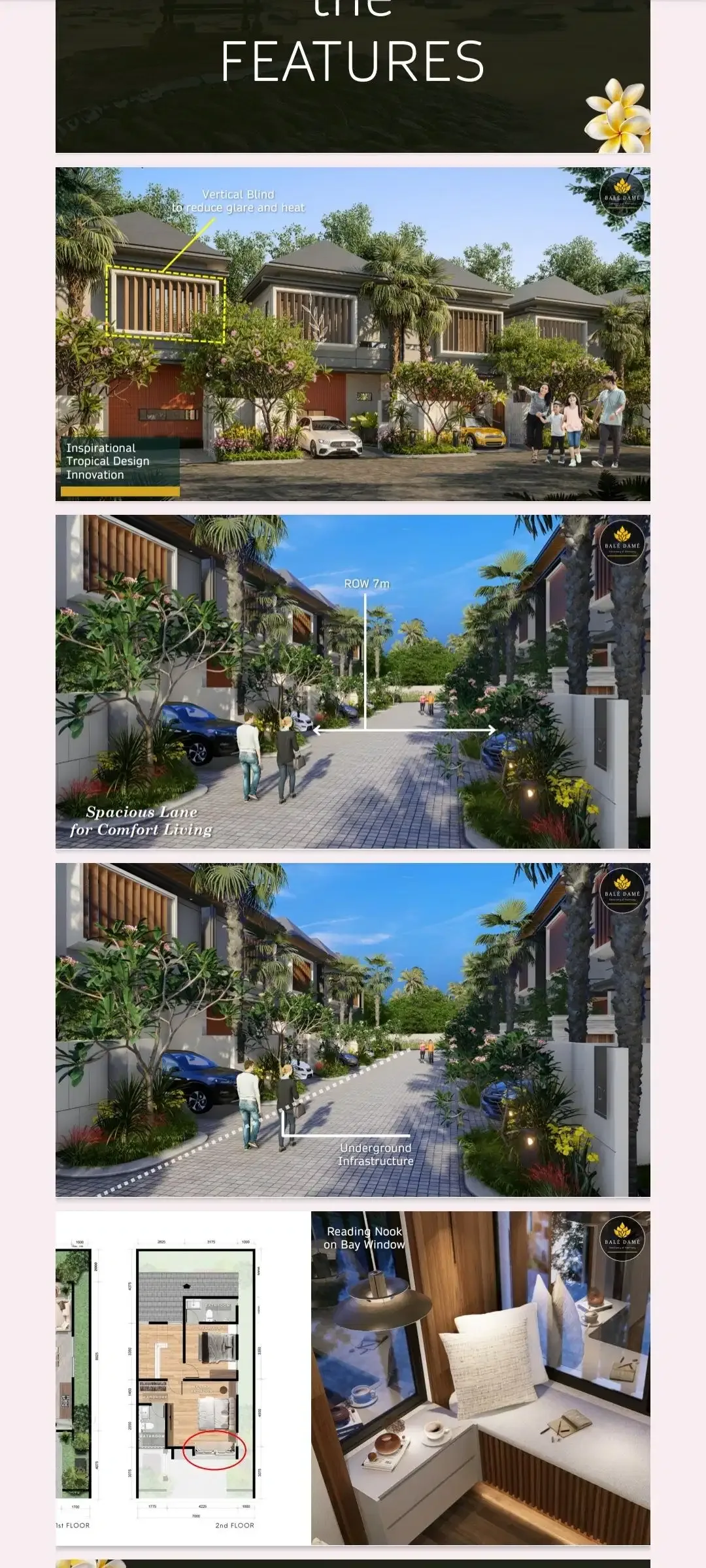 Rumah dijual Villa Cluster Bale Dame Sanur Bali Lokasi Bagus - Image 6 of 8