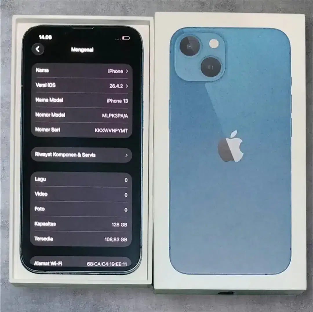 Iphone 13 128 GB Ex ibox BH 100% - Image 2 of 3