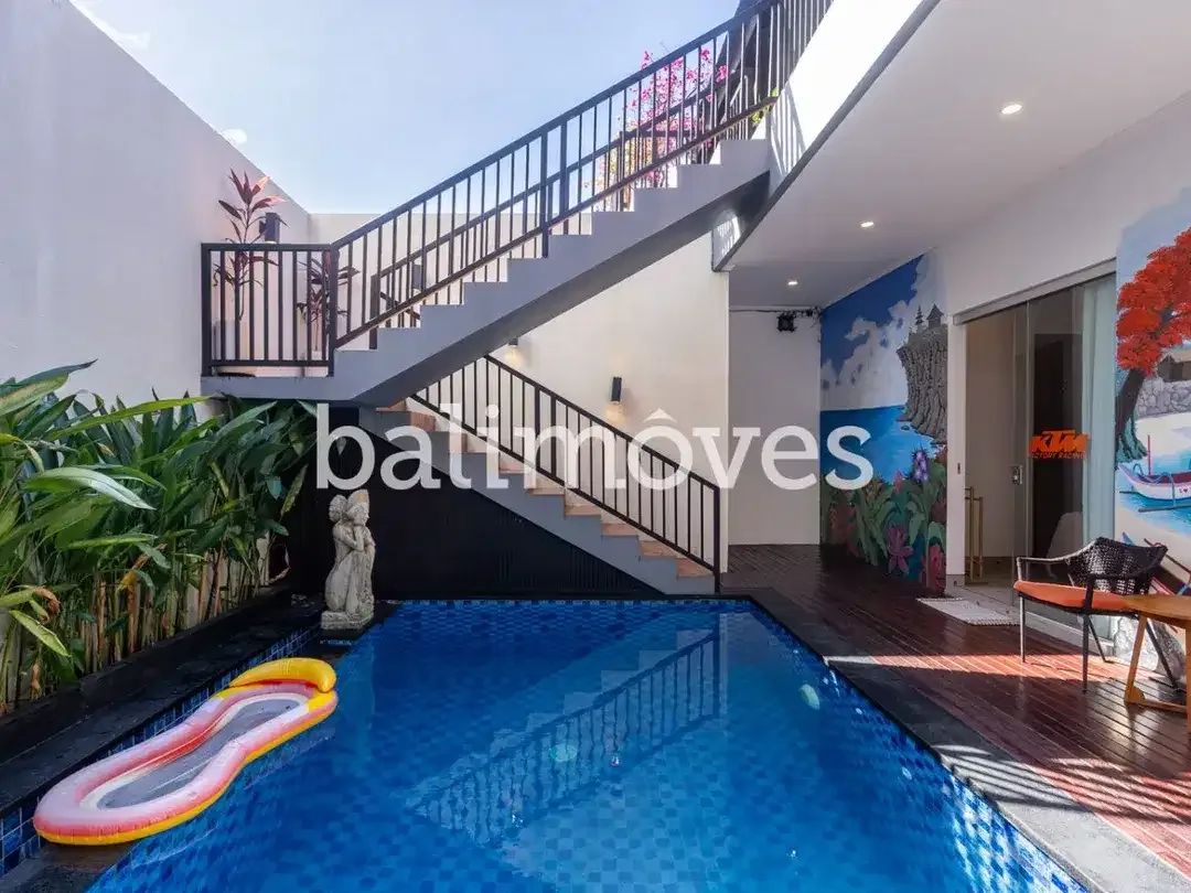 Vila Modern Minimalist Dua Kamar Tidur di Tepi Pantai Sanur - Image 4 of 10