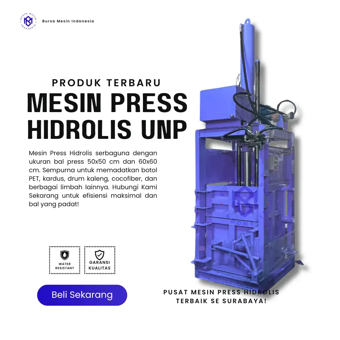 MESIN PRESS HIDROLIS UNP - BARU - TERMURAH - Image 1 of 1
