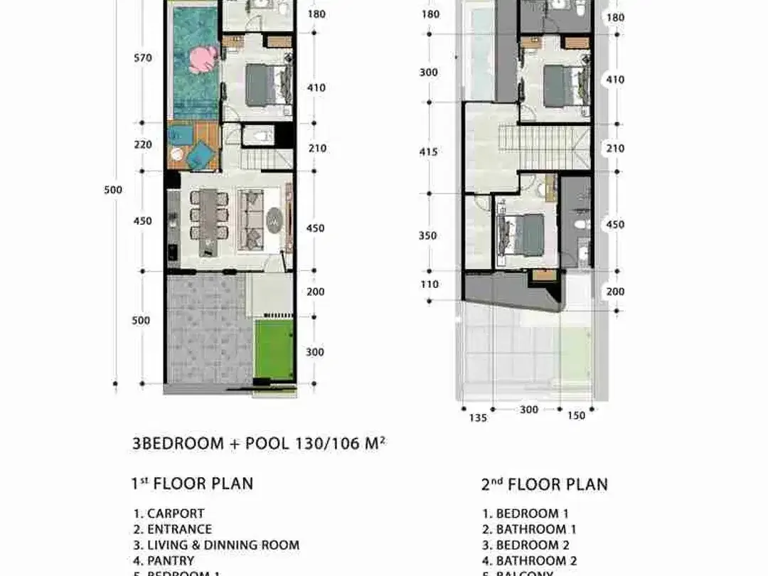 Cluster Villa Tropical Modern, Fully Furnished di Jimbaran, Bali dekat Bandara - Image 9 of 10
