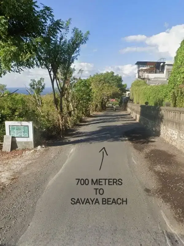 For sale small land OCEAN VIEW, can WALK to PECATU BEACH CLIFF BALI - Image 6 of 6