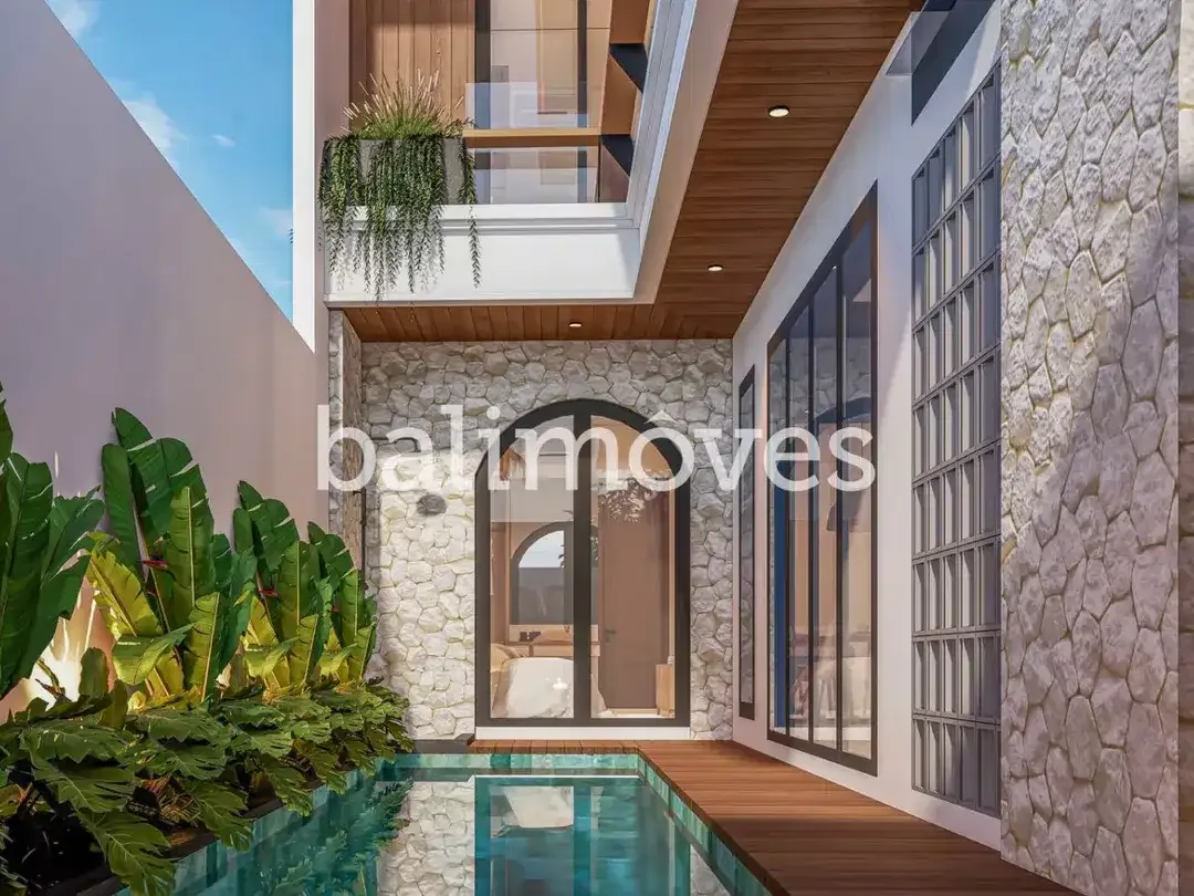 Vila Off Plan Dua Lantai Cantik di Tepi Pantai Padanggalak - Image 1 of 10