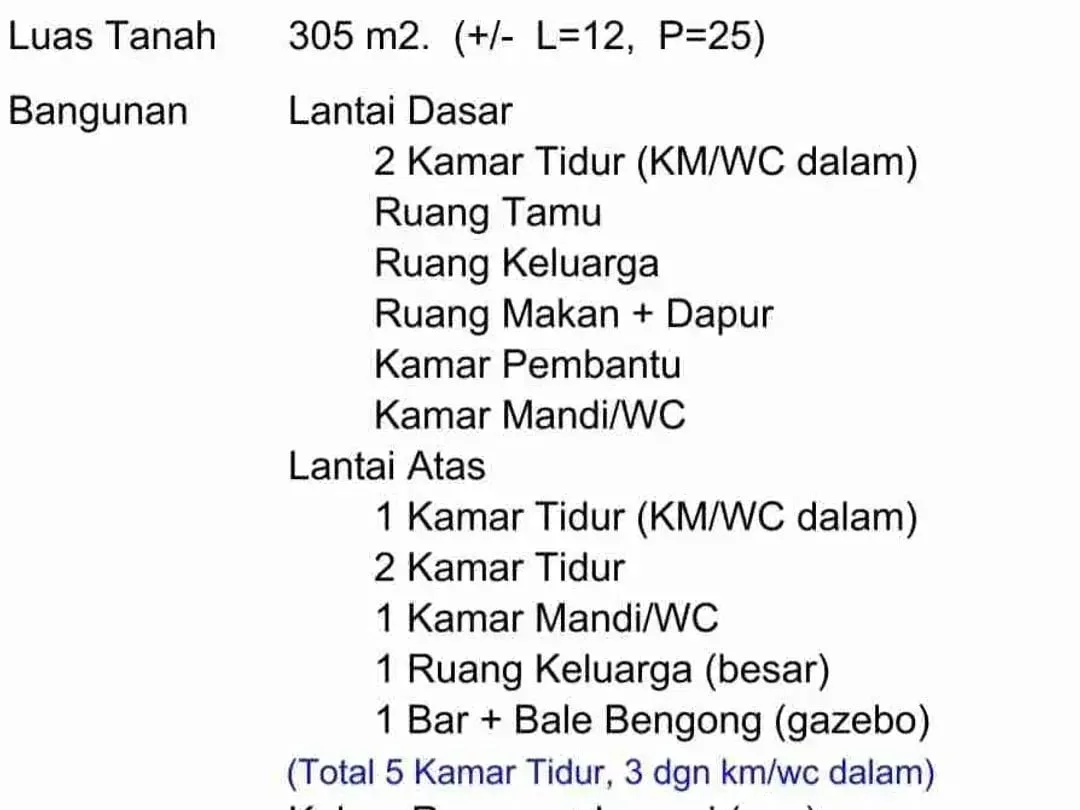 Dijual Rumah 2lt Semi Furnish Perumahan Budha Cemeng Ukir Pemecutan Kelod Denpasar - Image 6 of 6