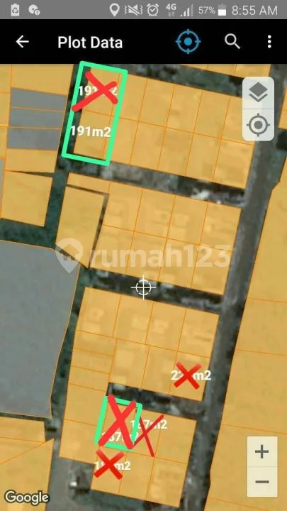 Dijual Tanah Luas 191 M2 Lokasi di Gunung Payung Kutuh Kuta Selatan - Image 1 of 4