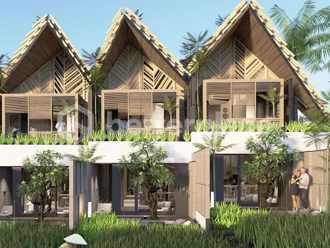 Elevated Island Living: Exquisite 1-Bedroom Villa with Signature Rooftop Lounge and Uninterrupted Greenbelt Views in Canggu - Image 1 of 10