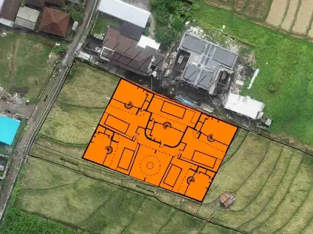 Tanah overleased zona pemukiman tibubeneg canggu bali - Image 9 of 10