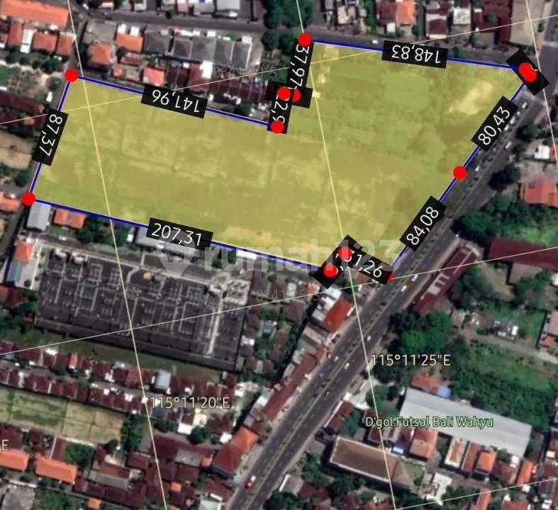 Tanah Main Road Zona Kuning Imam Bonjol Denpasar - Image 1 of 3