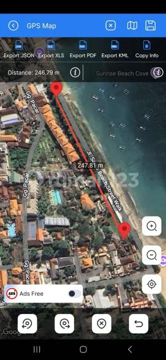 Tanah Eks Hotel Alit Pantai Matahari Terbit Sanur Bali 115.5 Are - Image 1 of 4