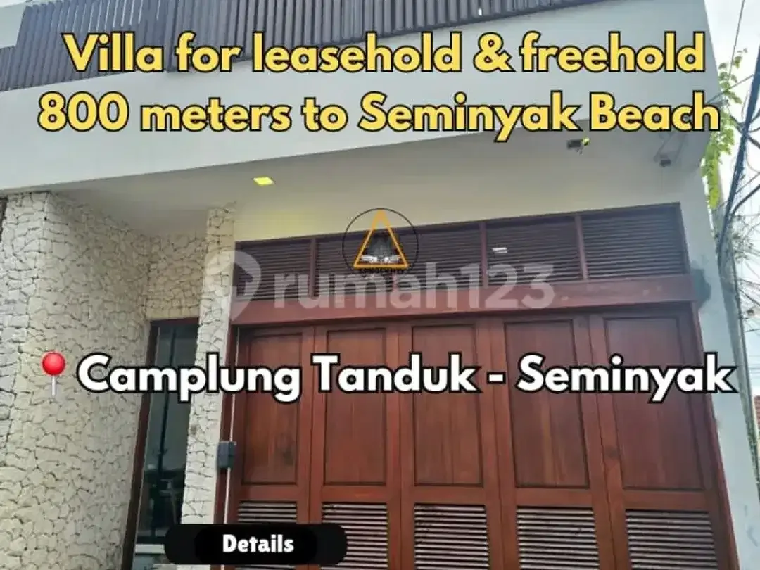 Villa For Freehold & Leasehold Location Near Seminyak Beach - Image 1 of 5