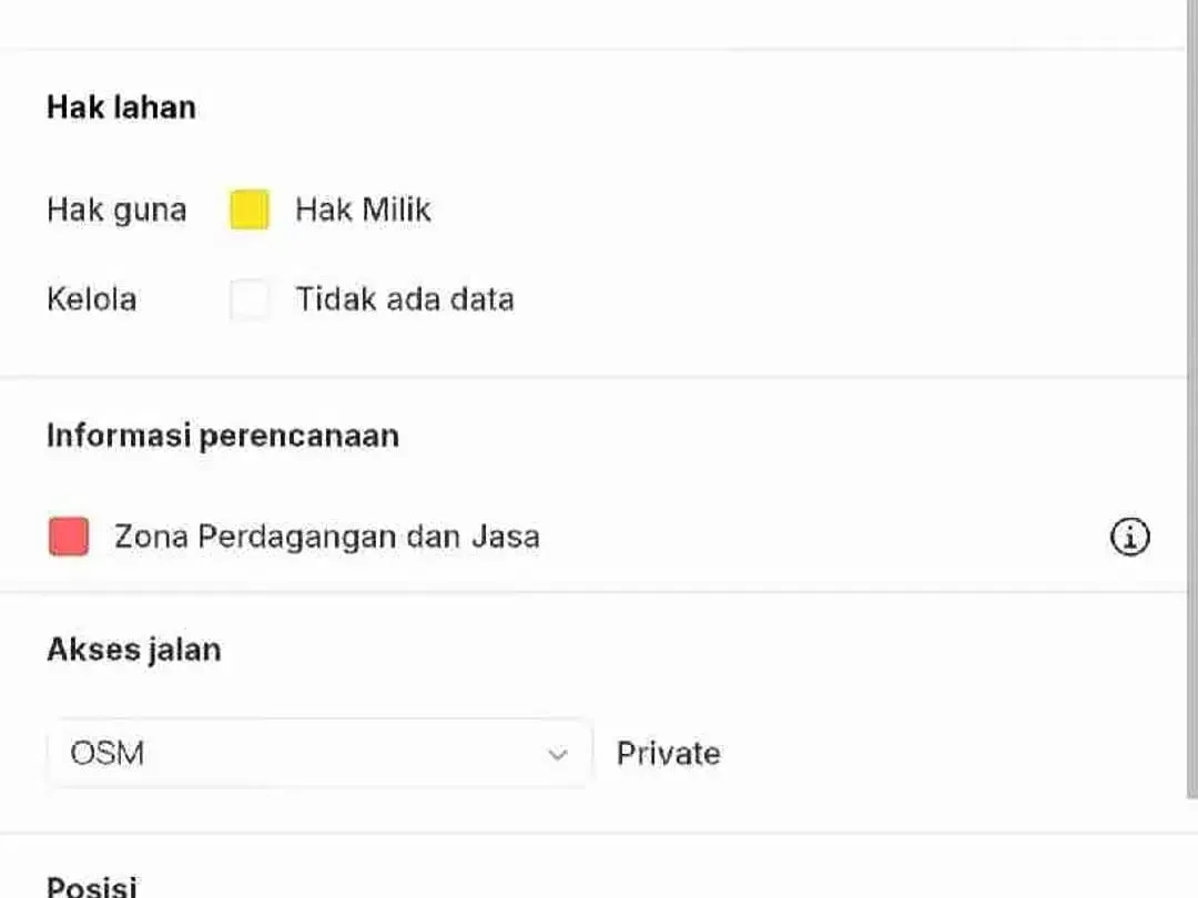 Tanah PREMIUM 4,05 are KUSUMA BANGSA Lebar 13m ZONA perdagangan jasa 750jt/are - Image 8 of 10