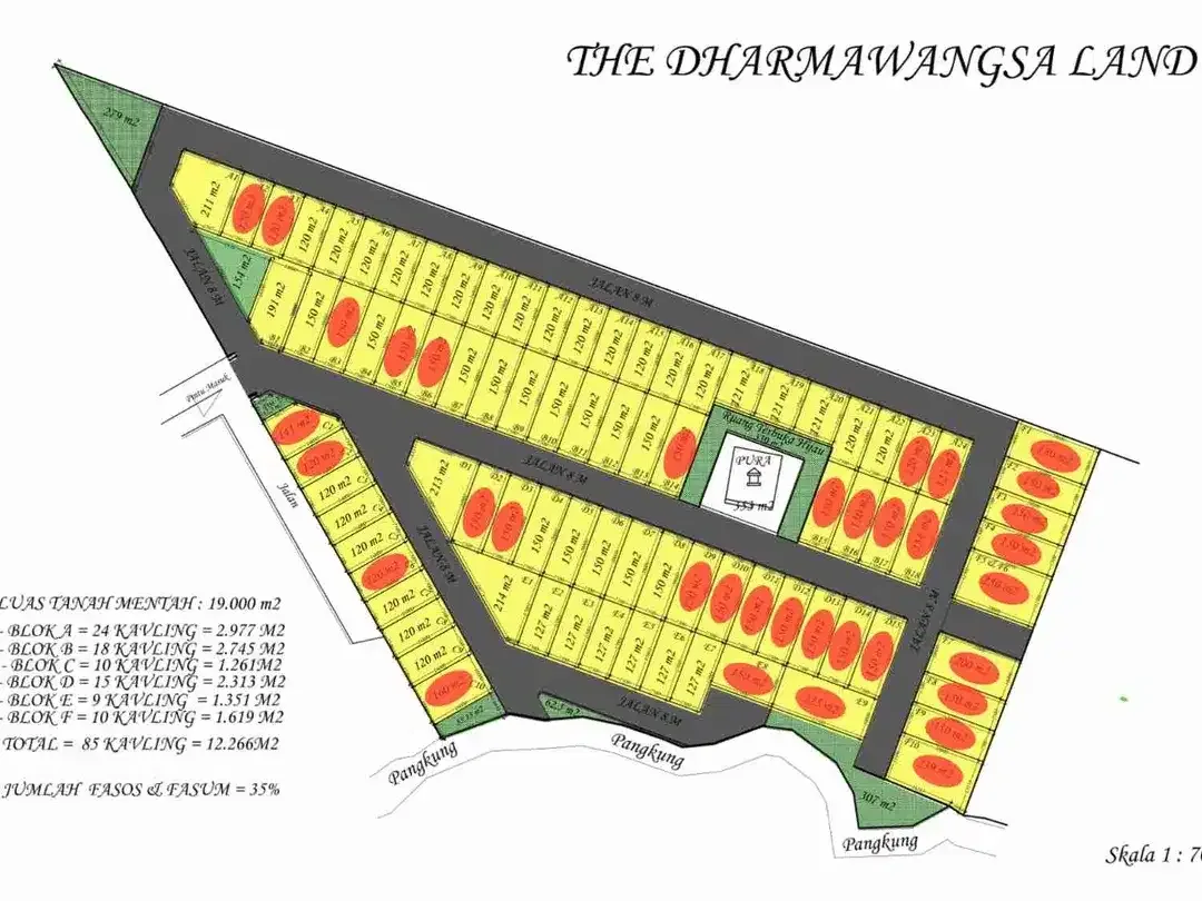 Jual Tanah Zona kuning luas 120m/1.2are Lokasi Bukit kanpial Dharmawangsa - Image 8 of 8