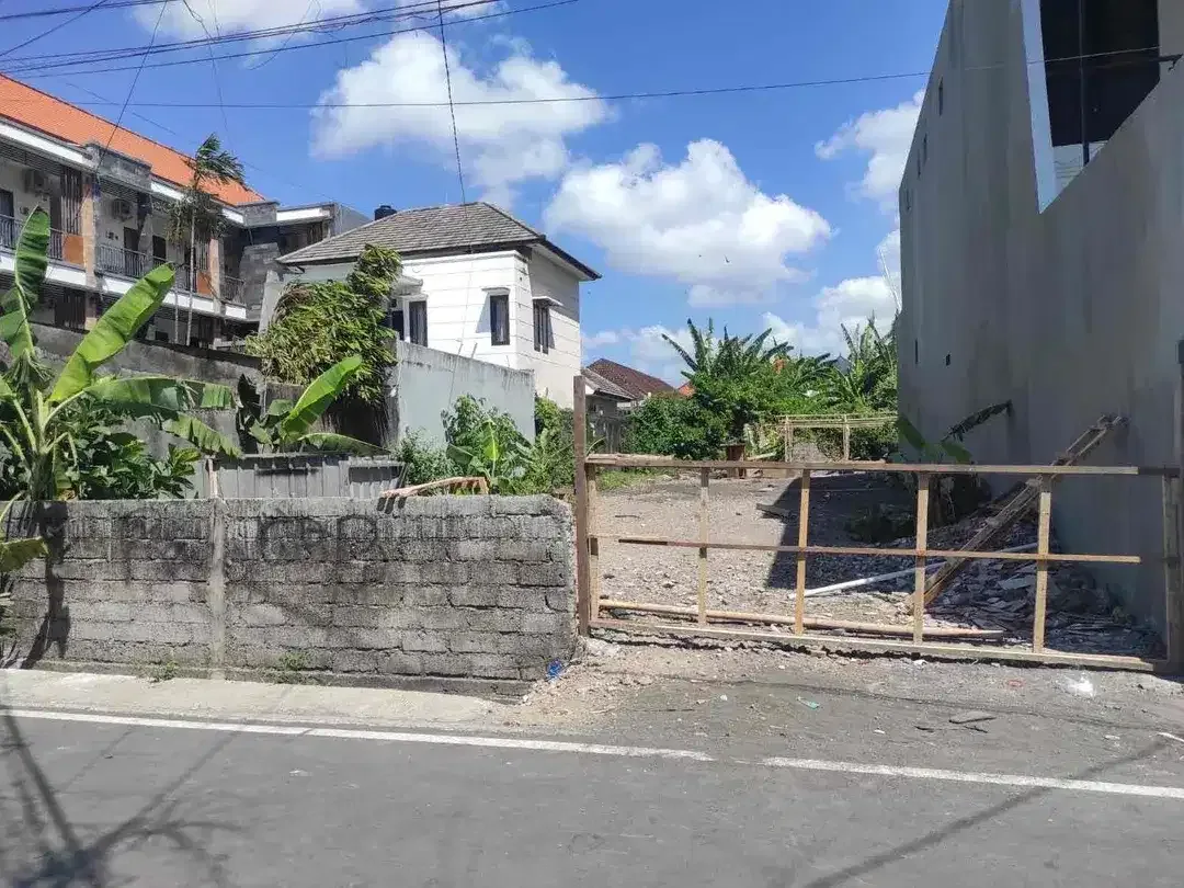 Di sewakan lahan kosong siap bangun. cocok untuk usaha kost di pusat kota  Denpasar - Image 1 of 1