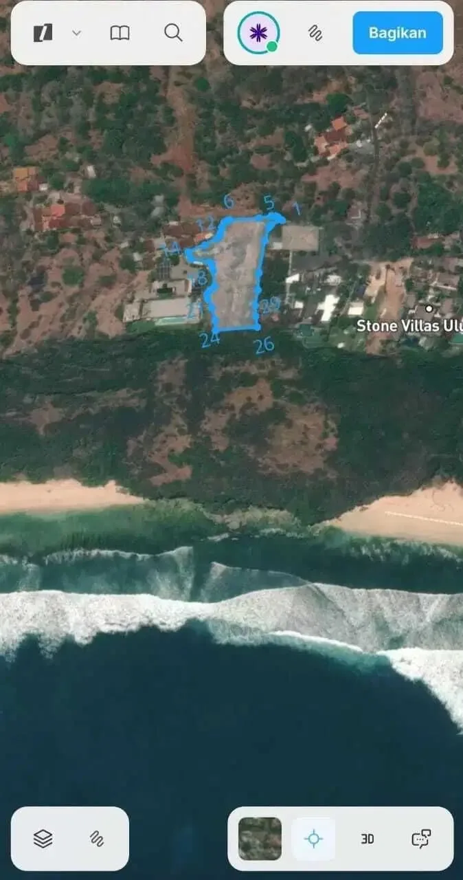 Tanah Cliff Front Nyang Nyang Uluwatu View Laut - Image 7 of 10