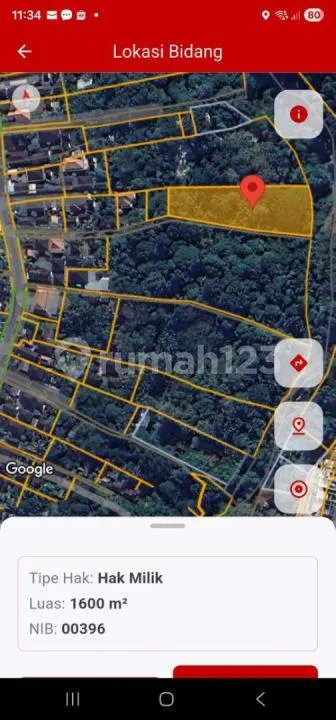 Tanah Jual Lokasi Kaba Kaba - Image 2 of 3