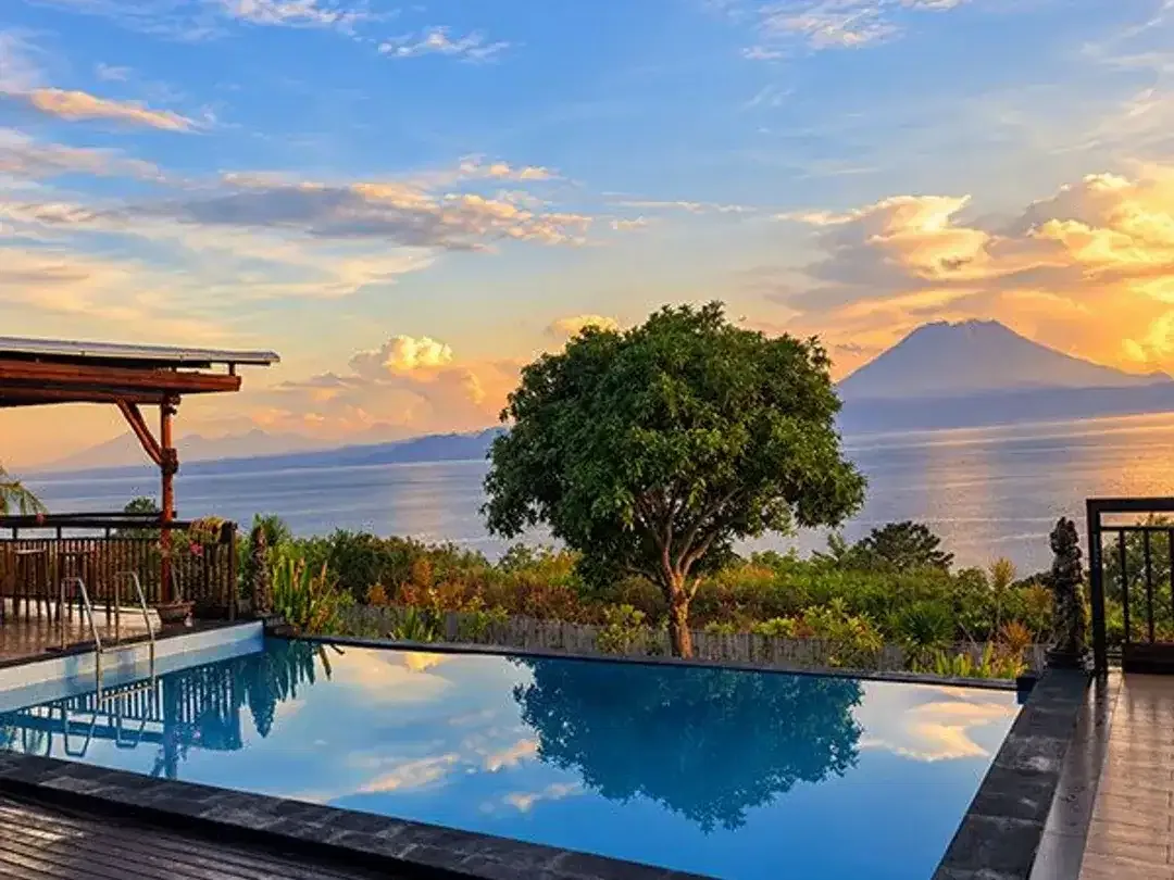 [Ams-013.Ast] For Sale Villa Hotel View Laut & Gunung Agung - Nusa Penida Bali - Image 2 of 10