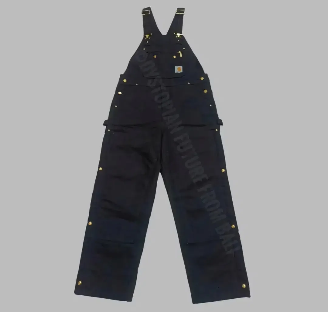 Carhartt Duck Zip-to-Thigh Bib Overall/Quilt Lined - Image 1 of 10