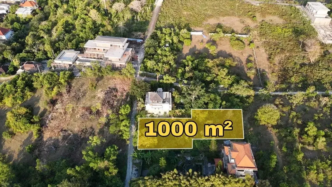 Tanah 1000m2 Strategis Dekat Pantai Balangan Jimbaran - Image 3 of 10