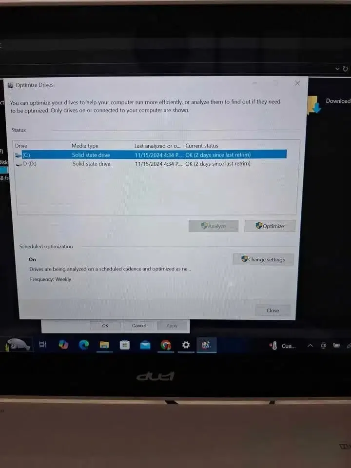 Laptop Acer V3 Touchscreen Core i5 Ram 6 Gb SSD 256 Gb KONDISI MINUS - Image 5 of 8