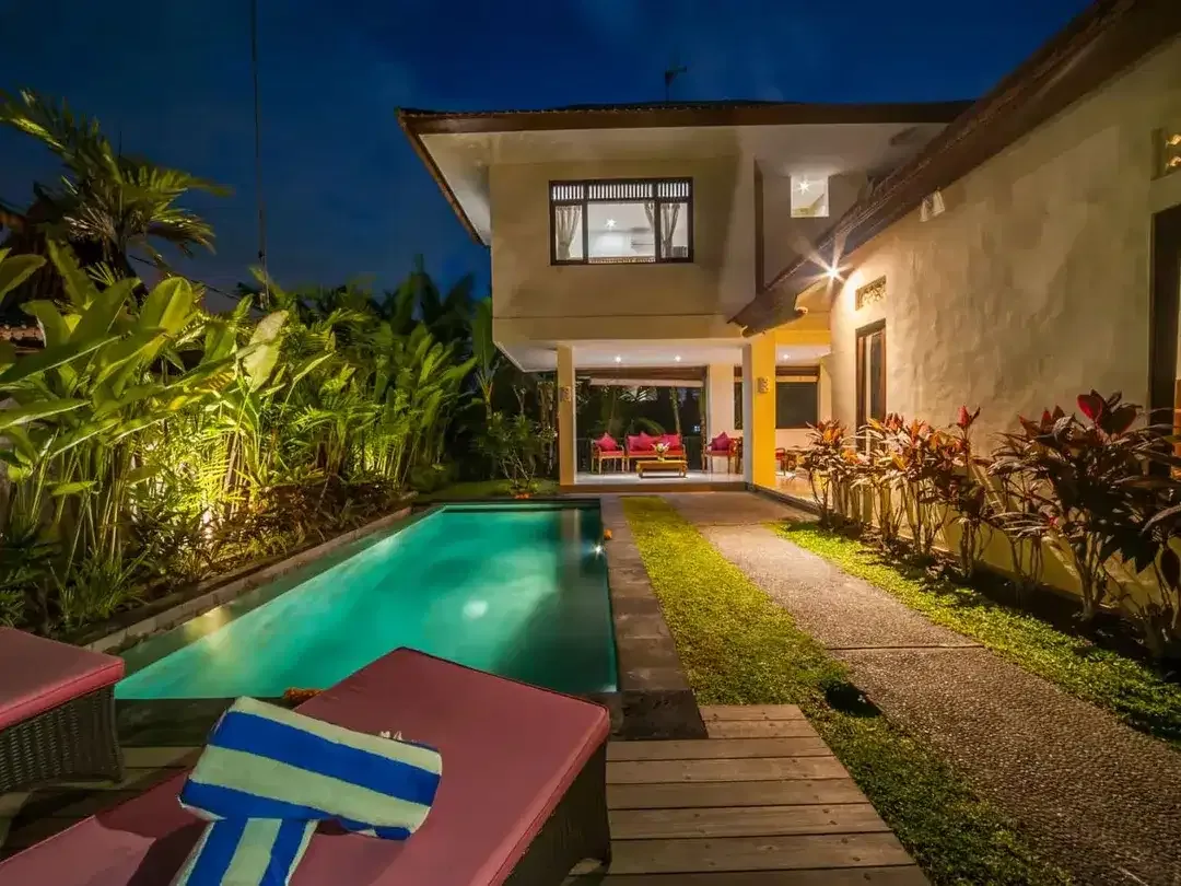 2-Story Minimalist Villa with Pool in Serene Ubud Bali for Rent Yearly - Image 3 of 10