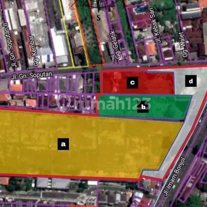 Tanah Main Road Zona Kuning Imam Bonjol Denpasar - Image 2 of 3