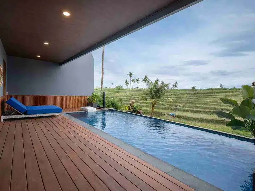 DIJUAL NEW VILLA 3BR READY UNIT VIEW SAWAH DI PERERENAN LEASEHOLD & FREEHOLD - Image 2 of 6