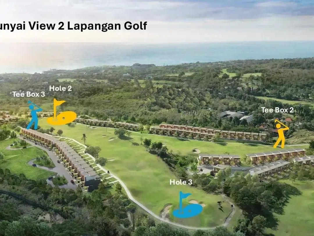 Dijual Hunian Super Mewah The Links Golf Villa Tahap 2 di Jimbaran, Bali - Image 2 of 10