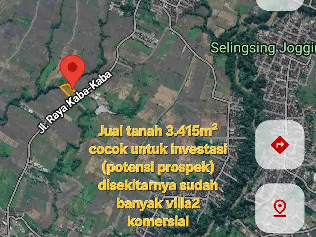 Jual Tanah 34,15are jln raya Kaba Kaba area Munggu Bali - Image 7 of 10
