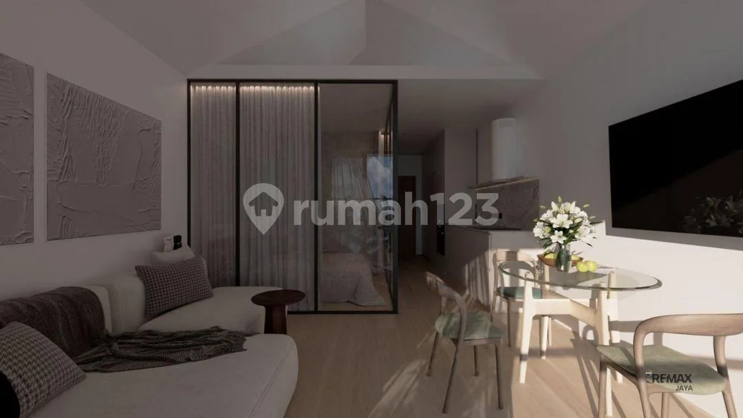 Elegant 1-Bedroom Apartment With Pool For 33-Year Leasehold In Sanur - Image 1 of 4