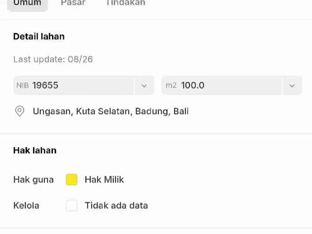 Dijual Tanah 100m2 Ungasan Dekat Melasti - Image 8 of 8