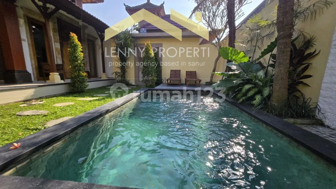 Three Bedrooms Villa For Lease Minimum 5 Years In Westside Sanur - Image 1 of 4
