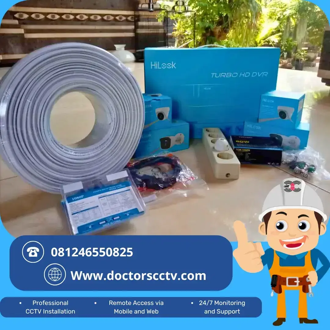 PAKET CCTV 8 KAMERA, CCTV MURAH BERKUALITAS - Image 1 of 3