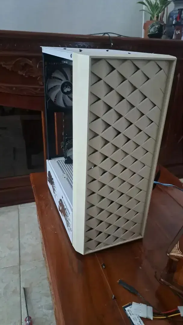 Casing pc  apa adanya  bonus 4 kipas rgb + 1 argb termurah di bali - Image 2 of 2