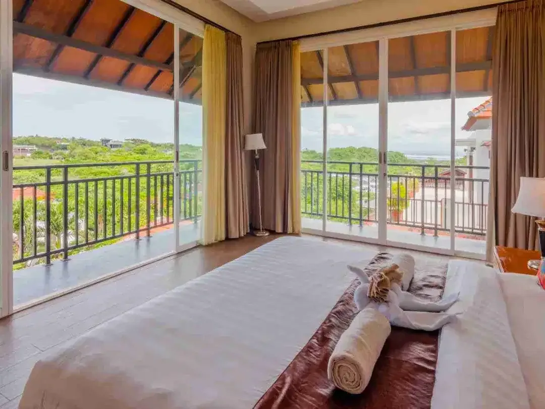 for sale villa modern style ocean and GWK view at Kampial Kutuh Kuta Selatan - Image 10 of 10