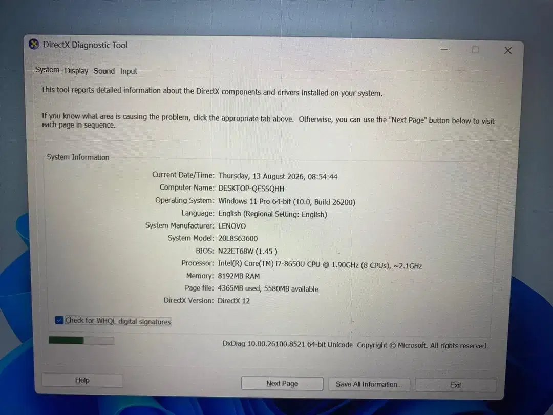 Lenovo ThinkPad T480S Core i7Gen8 Ram 8GB SSD 256GB Touchscren Mulus - Image 10 of 10