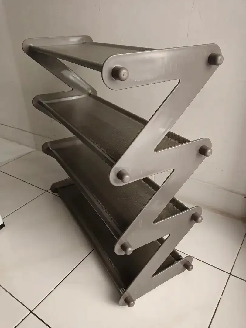 Dijual Murah Rak Sepatu/Rak Serbaguna 4tingkat Model Zigzag Uk47x19x46 - Image 2 of 4
