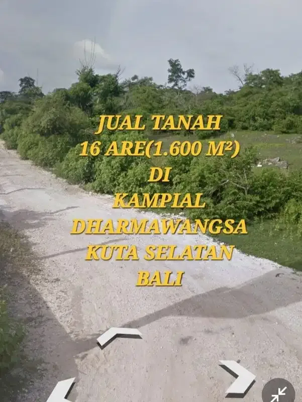 jual tanah langka 16are di kutuh darmawangsa perumahan - Image 1 of 10