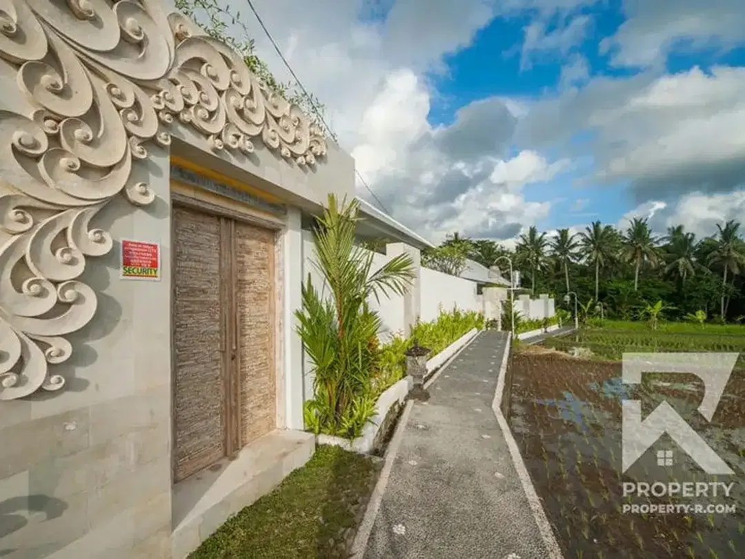 Vila 3 Kamar Tidur Luas dengan Pemandangan Sawah di Ubud Bali untuk Dijual Leasehold Hak Sewa - Image 3 of 10
