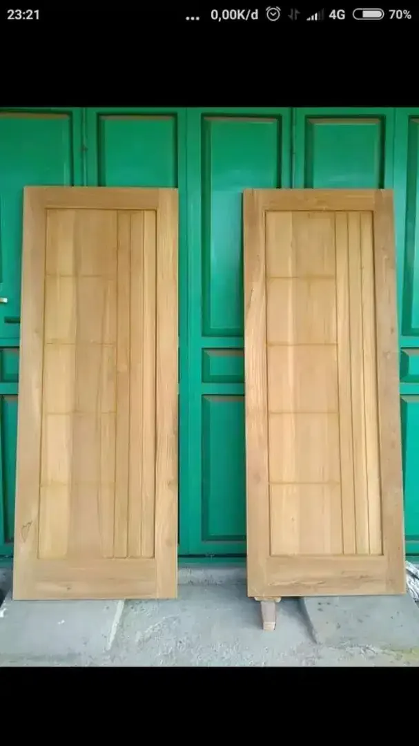 Jual daun pintu bahan kayu mahoni dan jati - Image 3 of 4