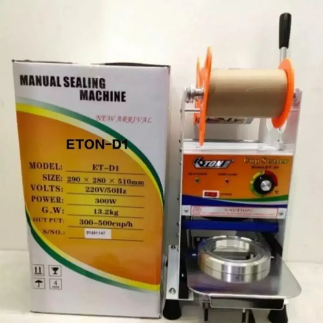 Mesin Cup Sealer Eton D1 Baru Kualitas Terbaik Dan Garansi Service - Image 1 of 8