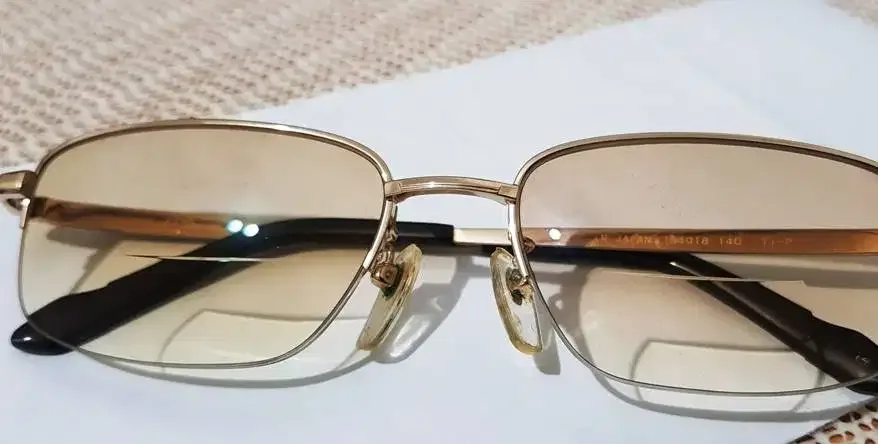 Kaca mata Frame ST DUPONT original TITANIUM Brown and White - Image 3 of 10