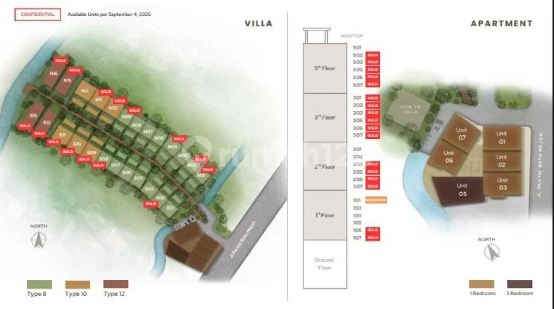 Apartment Baru Full Fasilitas Dekat Pantai Batu Bolong - Image 1 of 4