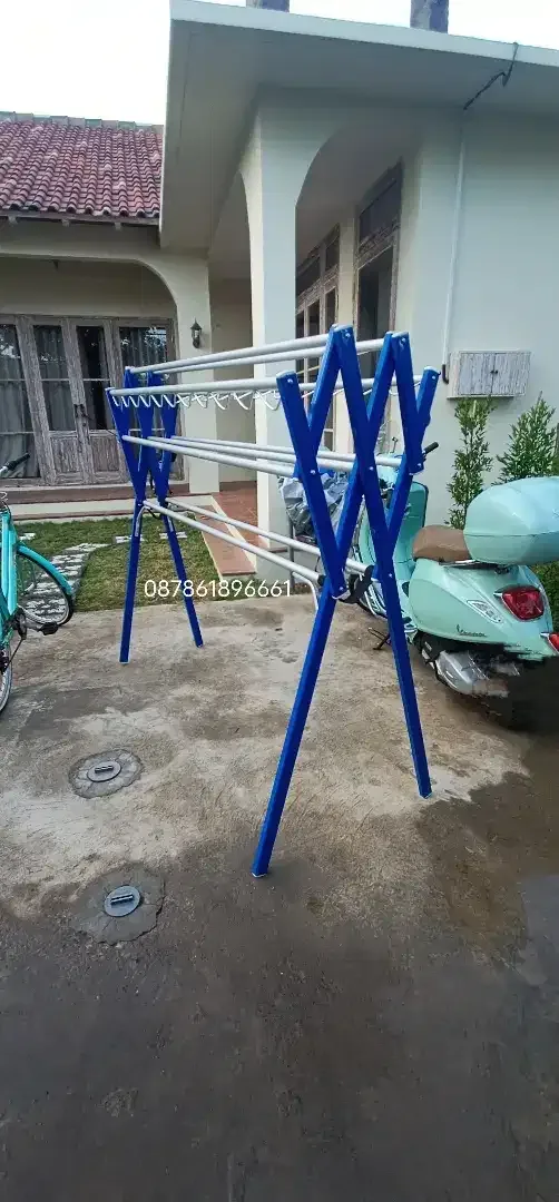 Jemuran jumbo bahan full alumunium 180*75*165cm - Image 3 of 5