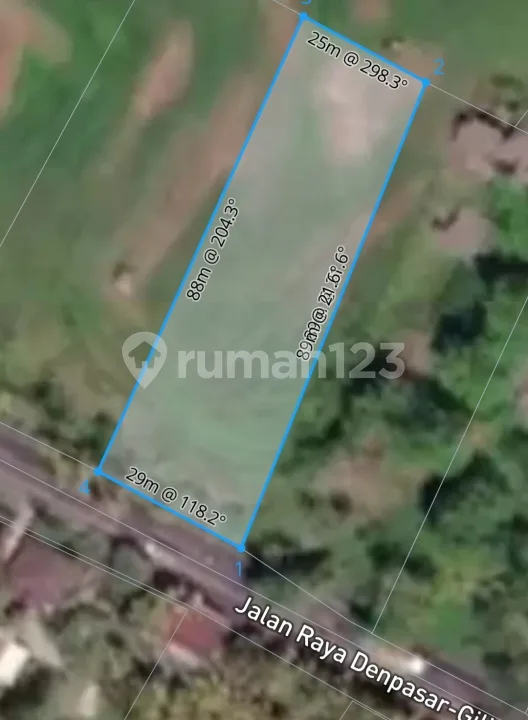 Tanah di Jalan Raya Denpasar-Gilimanuk 18, Selabih, Selemadeg Barat, Tabanan, Bali, Indonesia, 82162, Selemadeg SHM 2300.0 M² - Image 2 of 4