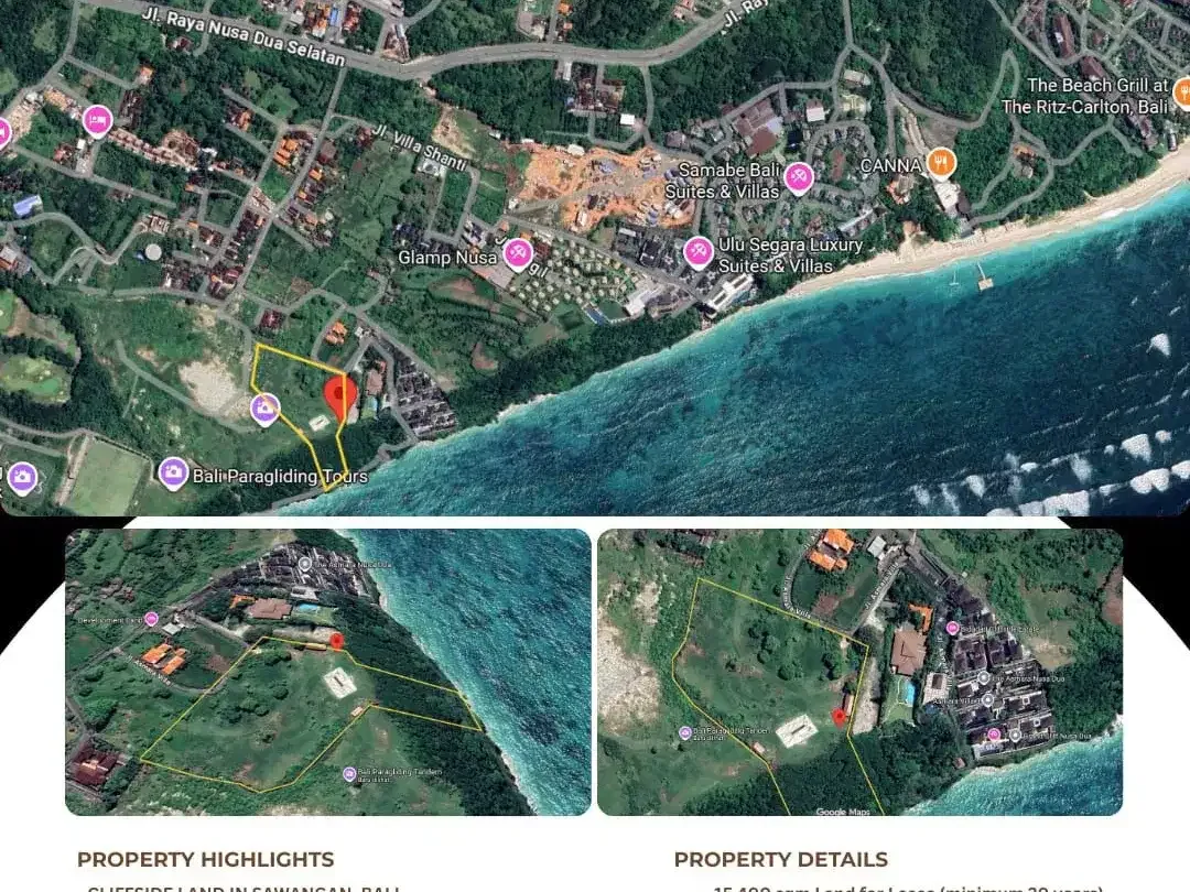 Land Size 15.400 Sqm Freehold Land - Sawangan, Badung - Image 2 of 3