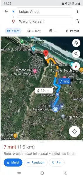 Tanah Murah 1,5 Hektar di Pantai Melasti Ungasan - Image 8 of 10