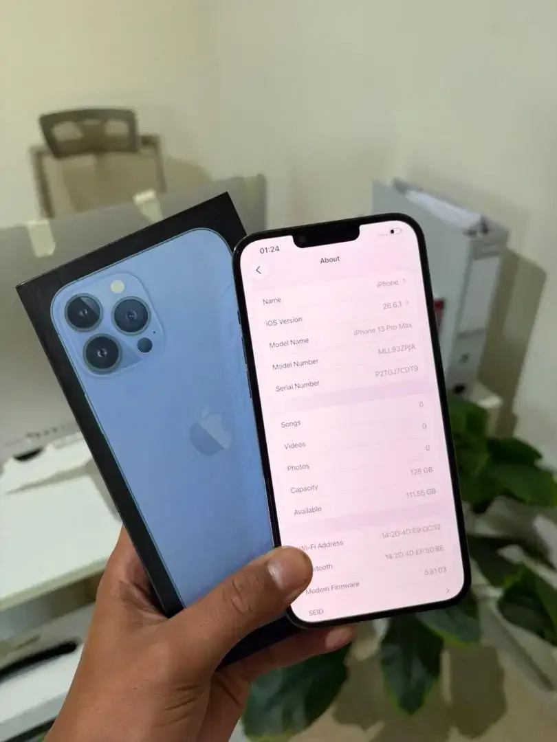 iPhone 13 Pro Max 128GB IMEI Bea Cukai Resmi Mulus Fullset - Image 4 of 5