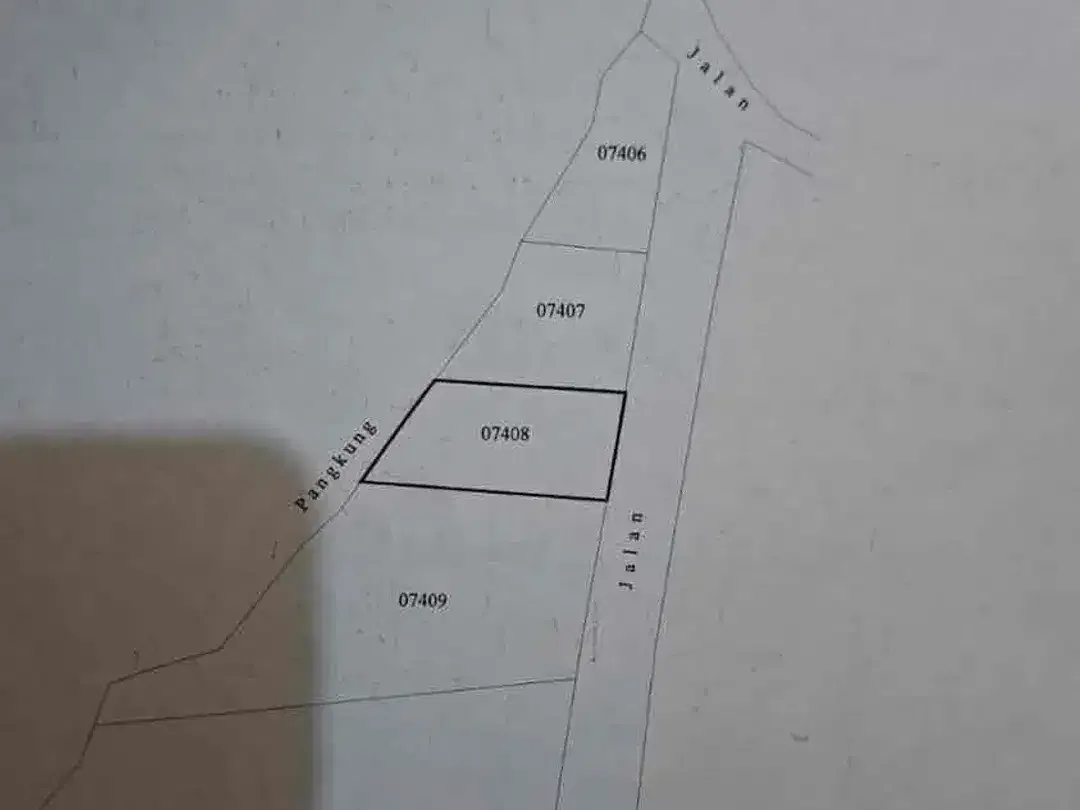 Lahan Langka Zona Pariwisata plot kecil Dekat Pantai Pandawa SHM - Image 2 of 6