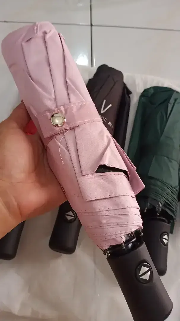 Payung Buka Tutup Lipat Otomatis Anti UV Bahan Kuat kokoh Banyak Warna - Image 9 of 9